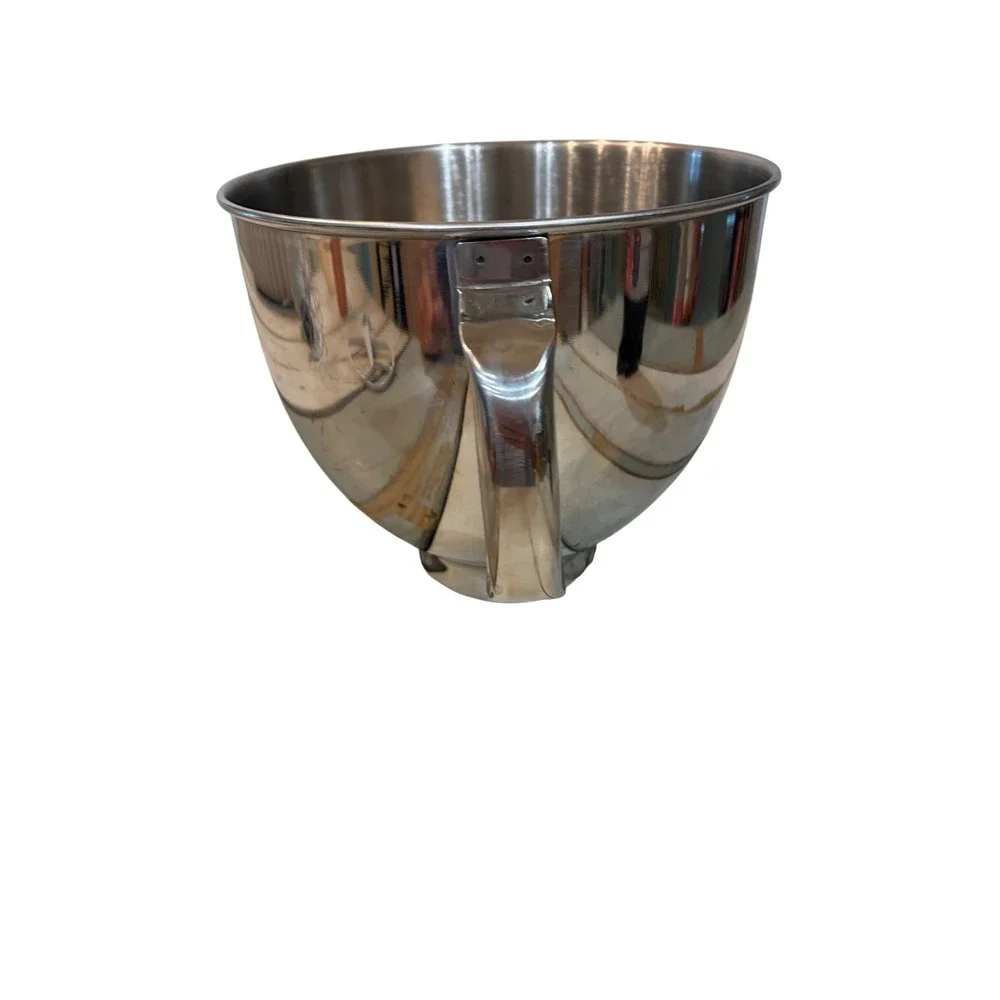 KitchenAid 5 Quart Stainless Steel Mixing Bowl with Handle for Tilt Head Mixer